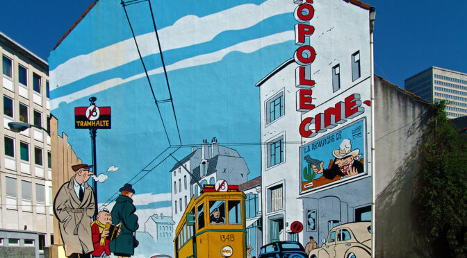 Recontextualisation des fresques du Parcours BD